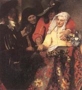 VERMEER VAN DELFT, Jan The Procuress oil painting reproduction